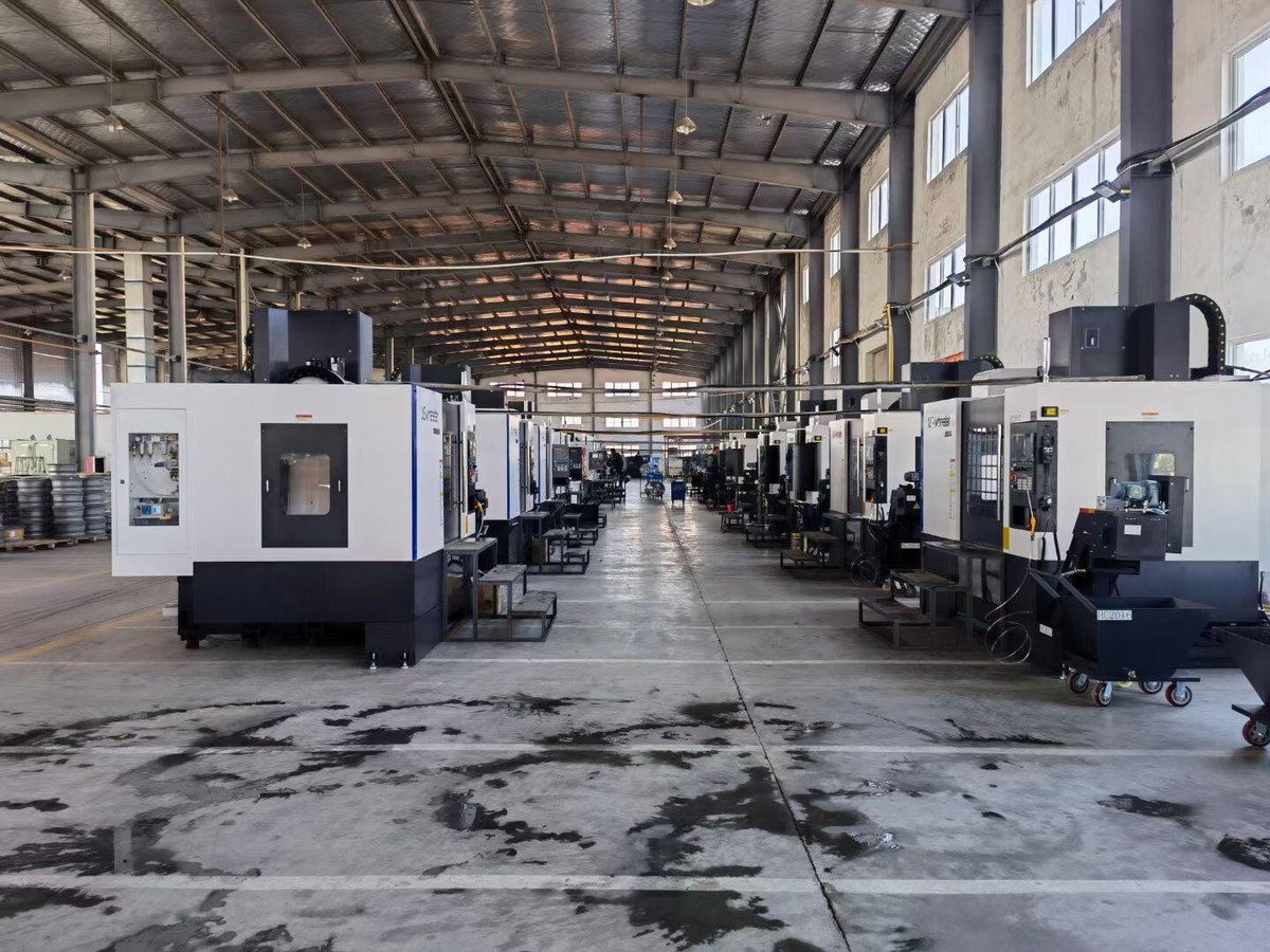 CNC machining workshop