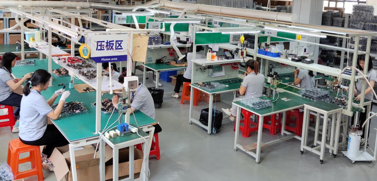 Wheel pressing area